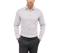 ETERNA Langarmhemd MODERN FIT – 100% Baumwolle, Satin, bügelfrei, tailliert – Herren Gr. 44 Braun