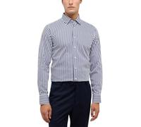 ETERNA Male Hemd gestreift Slim FIT 39_H_1/1, 1/1, dunkelblau