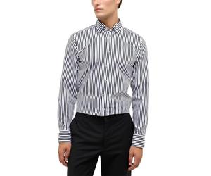 ETERNA Male Hemd gestreift Slim FIT 39_H_1/1, 1/1, schwarz