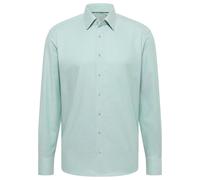 eterna Mode Hemd 2132 EP71 Dobbydesign strukturiert Comfort FIT Langarm Grün Gr. 43 65 cm