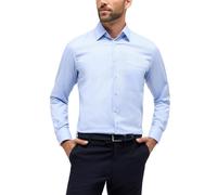 Langarmhemd ETERNA "MODERN FIT", Herren, Gr. 41, Normalgrößen, blau (hellblau), 100% Baumwolle, tailliert, Manschette, Hemden, NON IRON (bügelfrei) (95565121-41) hellblau
