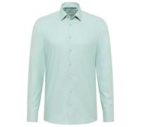 ETERNA Male Hemd strukturiert Slim FIT 39_H_1/1, 1/1, grün