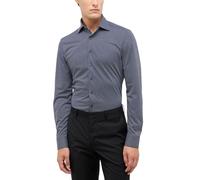 ETERNA Langarmhemd SLIM FIT Jersey 58% Baumwolle 42% Polyester bügelfrei Herren Gr. 42 Dunkelblau