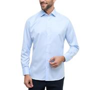 Langarmhemd ETERNA "MODERN FIT", Herren, Gr. 41, Normalgrößen, blau (hellblau), Twill, 100% Baumwolle, tailliert, Manschette, Hemden, NON IRON (bügelfrei) (14166539-41) hellblau