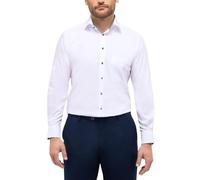 Langarmhemd ETERNA "COMFORT FIT", Herren, Gr. 48, Normalgrößen, weiß, Popeline, 100% cotton, normal, Langarm Manschette, Hemden, NON IRON (bügelfrei) (67984754-48) weiß
