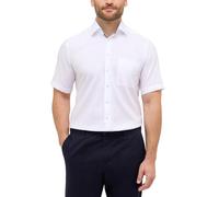 Kurzarmhemd ETERNA "COMFORT FIT", Herren, Gr. 40, Normalgrößen, weiß, Popeline, 100% cotton, normal, Kurzarm, Hemden, NON IRON (bügelfrei) (83045237-40) weiß