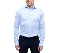 ETERNA Slim Fit Freizeithemd aus Twill in Bleu, Größe 39