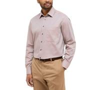 ETERNA Male strukturiertes Langarmhemd Comfort FIT 43_H_1/1, 1/1, beige
