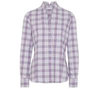 ETERNA MODERN CLASSIC Langarm Flannel Bluse weiß-blau-lila kariert 6263 D775.31 52