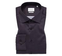 ETERNA - Modern Fit: Businesshemd blau/rot - Gr. - 43