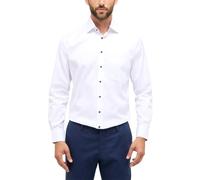 ETERNA Modern Fit Cover Hemd Langarm Blickdicht Twill weiß Größe 45