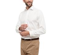 ETERNA Hemd Cover Shirt Modern Fit Twill unifarben Langarm Beige Größe 40