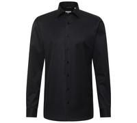 ETERNA Modern Fit Cover Hemd Langarm New Kent Kragen Blickdicht schwarz