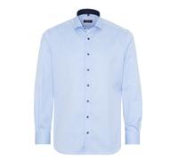 Langarmhemd ETERNA "MODERN FIT", Damen, Gr. 41, Normalgrößen, blau (hellblau), Twill, 100% Baumwolle, tailliert, Manschette, Hemden Langarmhemd, NON IRON (bügelfrei) (56803232-41)