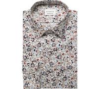 ETERNA Modern Fit Hemd beige/braun, Bedruckt