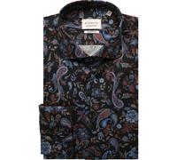 ETERNA Modern Fit Hemd blau, Bedruckt