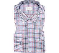 ETERNA Modern Fit Hemd blau, Kariert