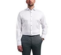 ETERNA Modern Fit Hemd extra Langer Arm New Kent Kragen Stretch weiß