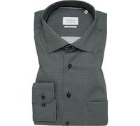 ETERNA Modern Fit Hemd grün, Bedruckt