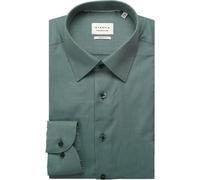 ETERNA Modern Fit Hemd grün, Strukturiert
