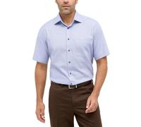ETERNA Modern Fit Hemd Halbarm New Kent Kragen blau Größe 40