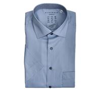 ETERNA Modern Fit Hemd Halbarm New Kent Kragen Twill hellblau Größe 44