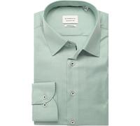 ETERNA Modern Fit Hemd hellgrün, Strukturiert