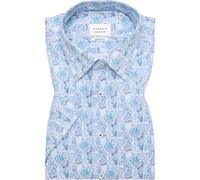 ETERNA Modern Fit Hemd Kurzarm blau