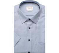 ETERNA Modern Fit Hemd Kurzarm mittelblau