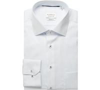 ETERNA Modern Fit Hemd mittelblau, Gestreift