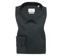 ETERNA Slim Fit Hemd dunkelgrün, Strukturiert