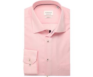 ETERNA Modern Fit Hemd rosa, Strukturiert