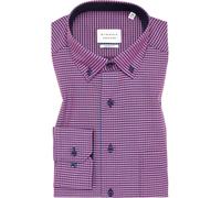 ETERNA Modern Fit Hemd rot, Kariert