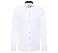 ETERNA Hemd Modern Fit Langarm Haifischkragen Blickdicht Twill Weiß Größe 41