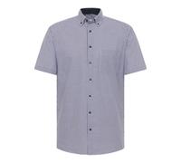 ETERNA MODERN FIT Kurzarm Hemd dunkelblau kariert popeline 8913-16-C146 39 65