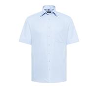 ETERNA Herren strukturiertes Baumwoll-Kurzarmhemd MODERN FIT 1/2 hellblau 45_H_1/2