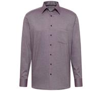 ETERNA MODERN FIT Langarm Hemd bordeaux natté 8464-59-X181 43