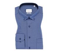 ETERNA MODERN FIT Langarm Hemd dunkelblau kariert 8913-09-X146 40 65