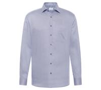 MODERN FIT Hemd in hellblau bedruckt 44