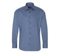 ETERNA MODERN FIT Langarm Hemd twill blau gepunktet 3391-14-X19P 48 65