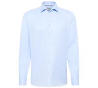 ETERNA - Modern Fit: Langarmhemd blau - Gr. - 40