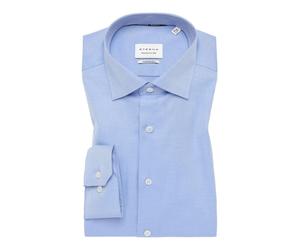 ETERNA - Modern Fit: Langarmhemd blau - Gr. - 43