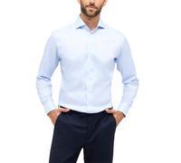 ETERNA Modern Fit Performance Hemd Langarm Haifischkragen hellblau Größe 40