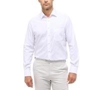 ETERNA Modern Fit Hemd Langarm New Kent Kragen Natte weiß
