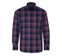ETERNA MODERN FIT UPCYCLING SHIRT Langarm Hemd dunkelblau-rot kariert 2403-57-VS74 44 65