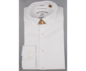 ETERNA MODERN FIT UPCYCLING SHIRT Langarm Hemd weiß 2411-02-VS74 46 65