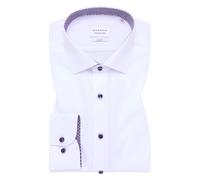 Langarmhemd ETERNA "SLIM FIT", Herren, Gr. 39, Normalgrößen, weiß, Popeline, 100% cotton, schmal, Langarm Manschette, Hemden, NON IRON (bügelfrei) (20046759-39) weiß