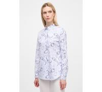 Oxford Shirt Bluse in navy bedruckt 46