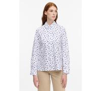 Oxford Shirt Bluse in navy/mehrfarbig bedruckt 44