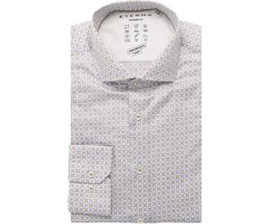 ETERNA Performance Modern Fit Hemd blau, Bedruckt